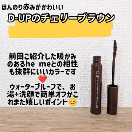 パーフェクトエクステンション マスカラ for カール/D-UP/マスカラを使ったクチコミ(1枚目)