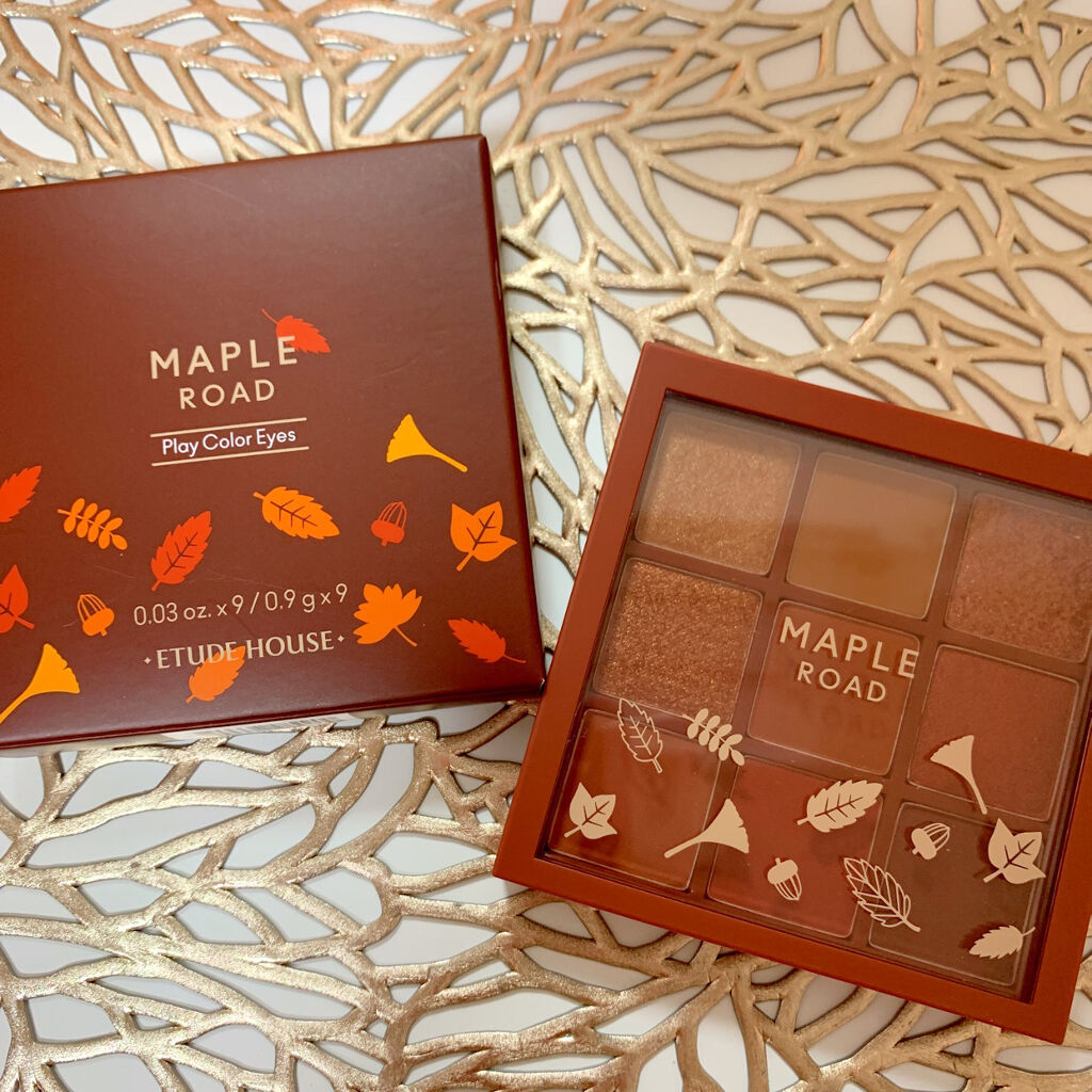 プレイカラーアイシャドウ メープルロード/ETUDE/アイシャドウパレットを使ったクチコミ（1枚目）