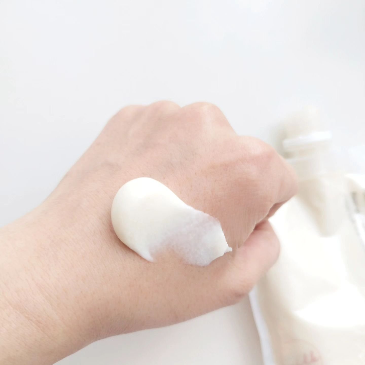 skinmarche WAOPLUS プラントベースミルクブースターマスク/ブレーンコスモス/洗い流すパック・マスクを使ったクチコミ（3枚目）