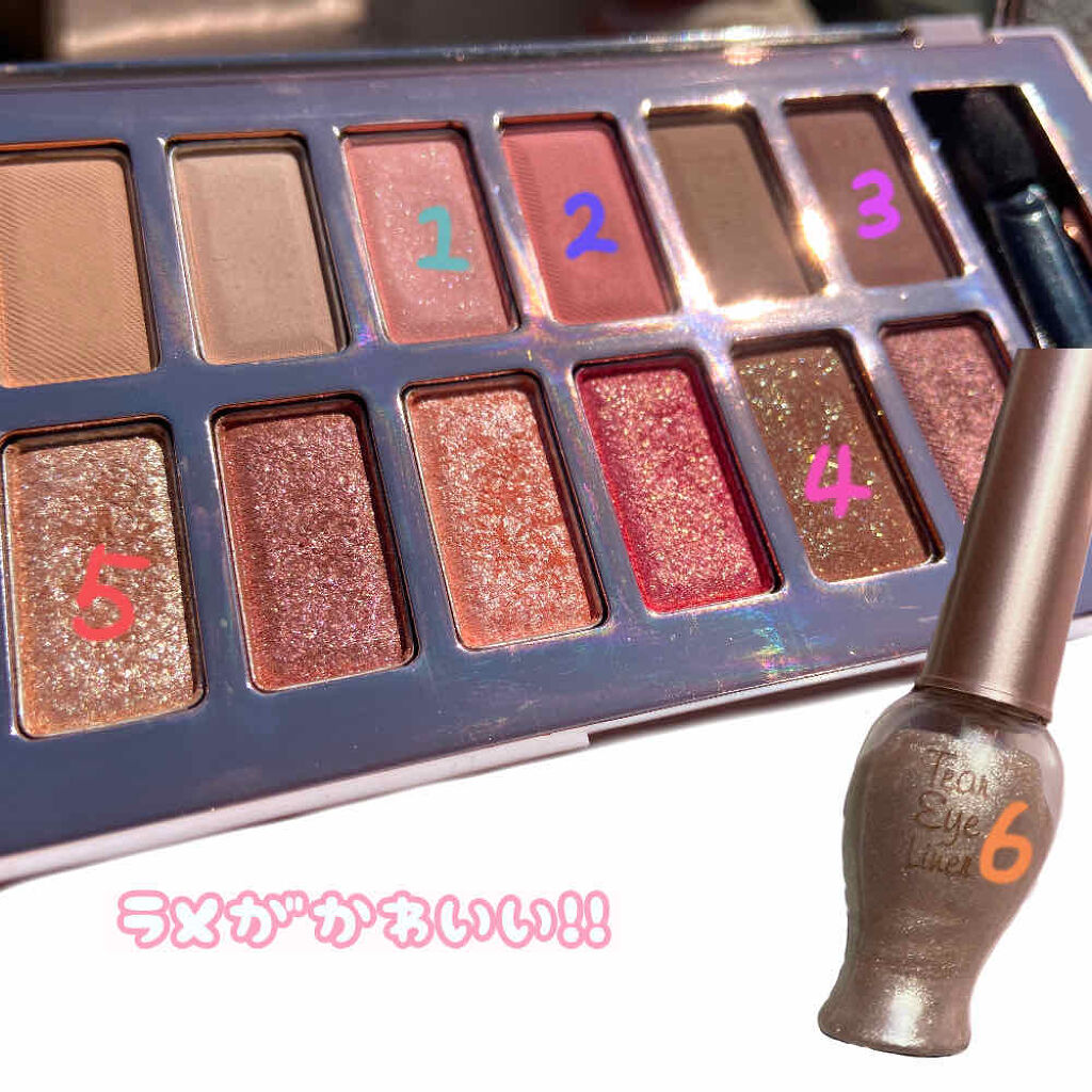 バレンタインボックス3ローズモーメント/VAVI MELLO/アイシャドウパレットを使ったクチコミ（2枚目）