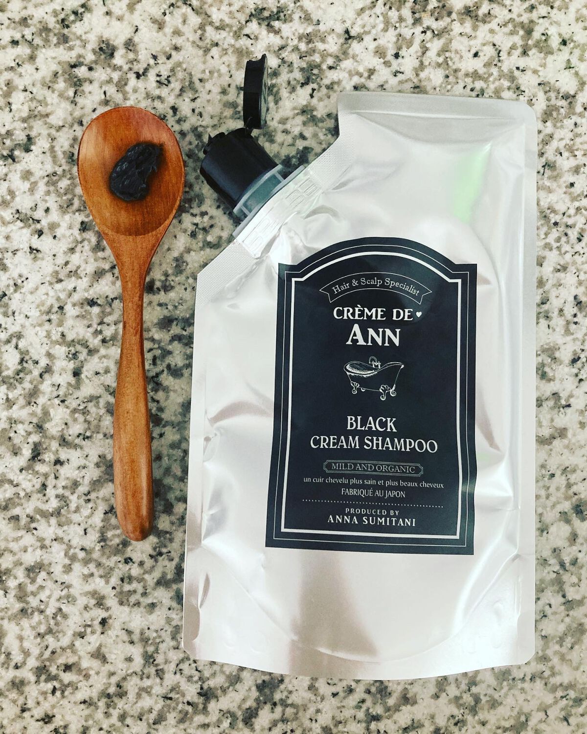 ブラッククリームシャンプー/creme de Ann/市販シャンプーを使ったクチコミ（2枚目）