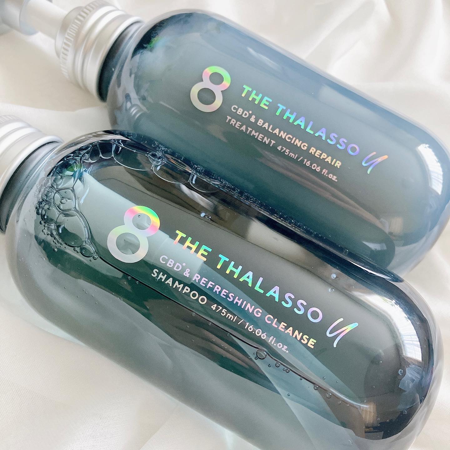 エイトザタラソ ユー CBD＆リフレッシング クレンズ 美容液シャンプー／CBD＆バランシング ダメージリペア 美容液ヘアトリートメント/エイトザタラソ/市販シャンプーを使ったクチコミ（2枚目）