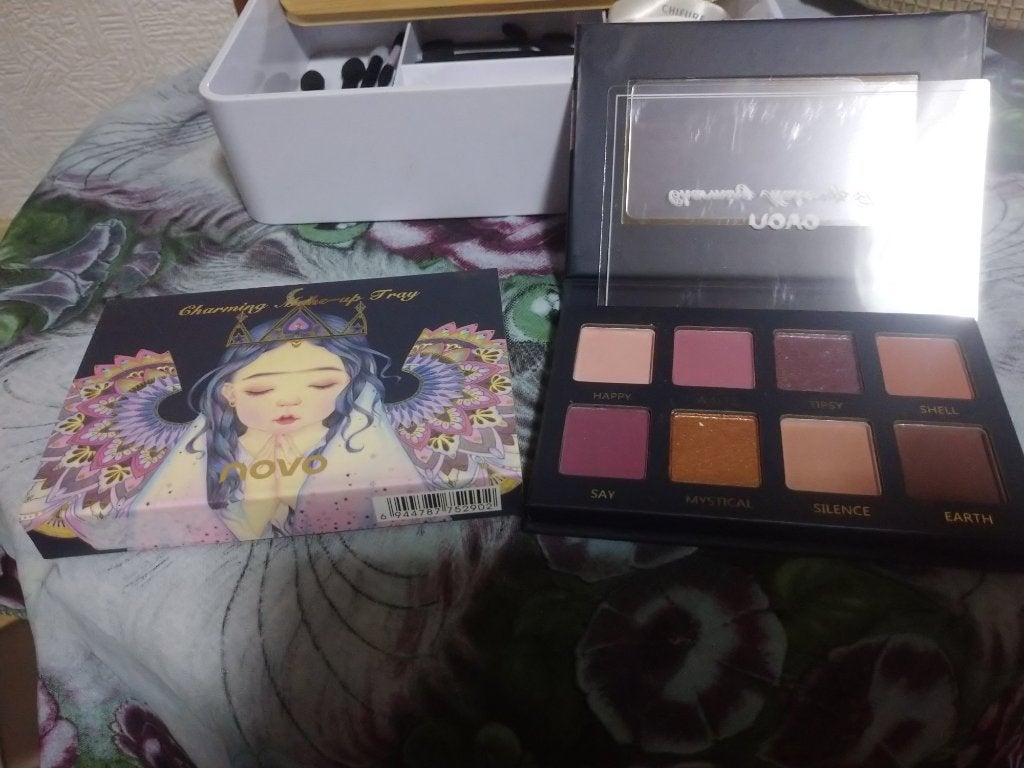 アイシャドウパレット 8色/xixi/アイシャドウパレットを使ったクチコミ(1枚目)