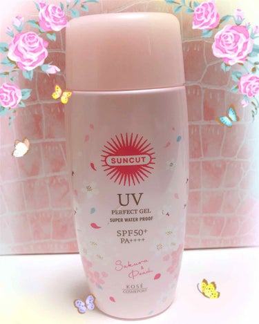 フレグランスUV パーフェクトジェル 桜＆ピーチの香り/サンカット®/日焼け止め・UVケアを使ったクチコミ（1枚目）