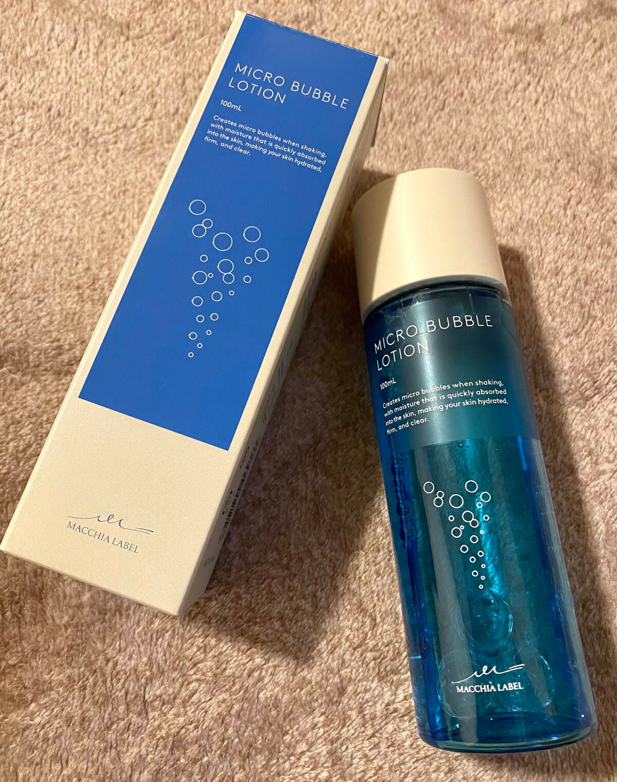 薬用マイクロバブルローション/Macchia Label/化粧水を使ったクチコミ(1枚目)