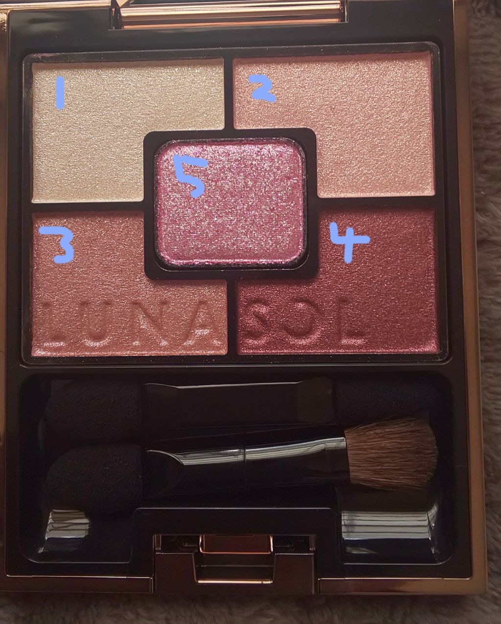 ジェミネイトアイズ/LUNASOL/アイシャドウパレットを使ったクチコミ(1枚目)