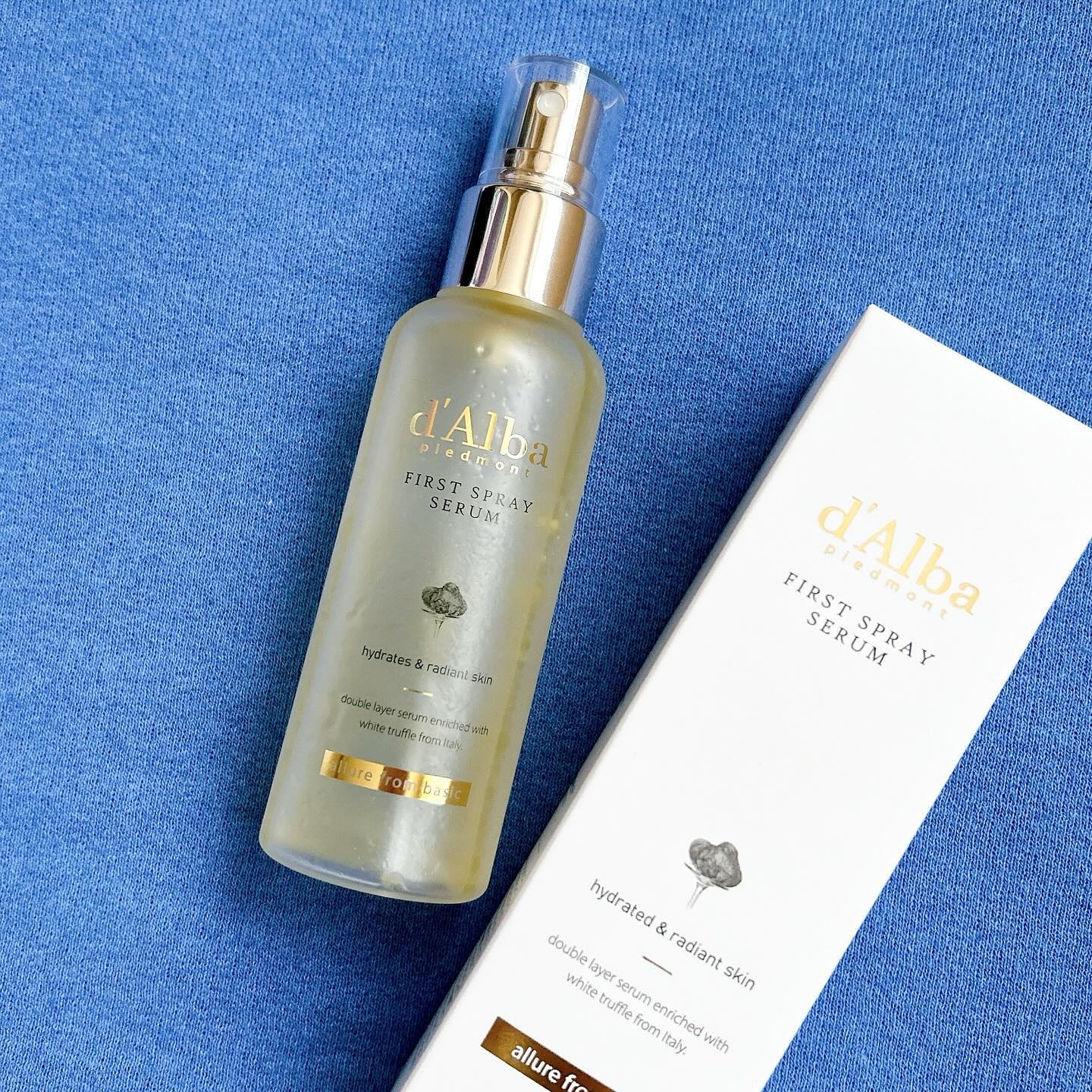 ダルバ ホワイトトリュフファーストスプレーセラム/ダルバ/ミスト状化粧水を使ったクチコミ（1枚目）