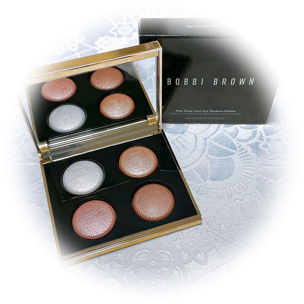 ピンク グロウ リュクス アイシャドウ パレット/BOBBI BROWN/アイシャドウパレットを使ったクチコミ(2枚目)