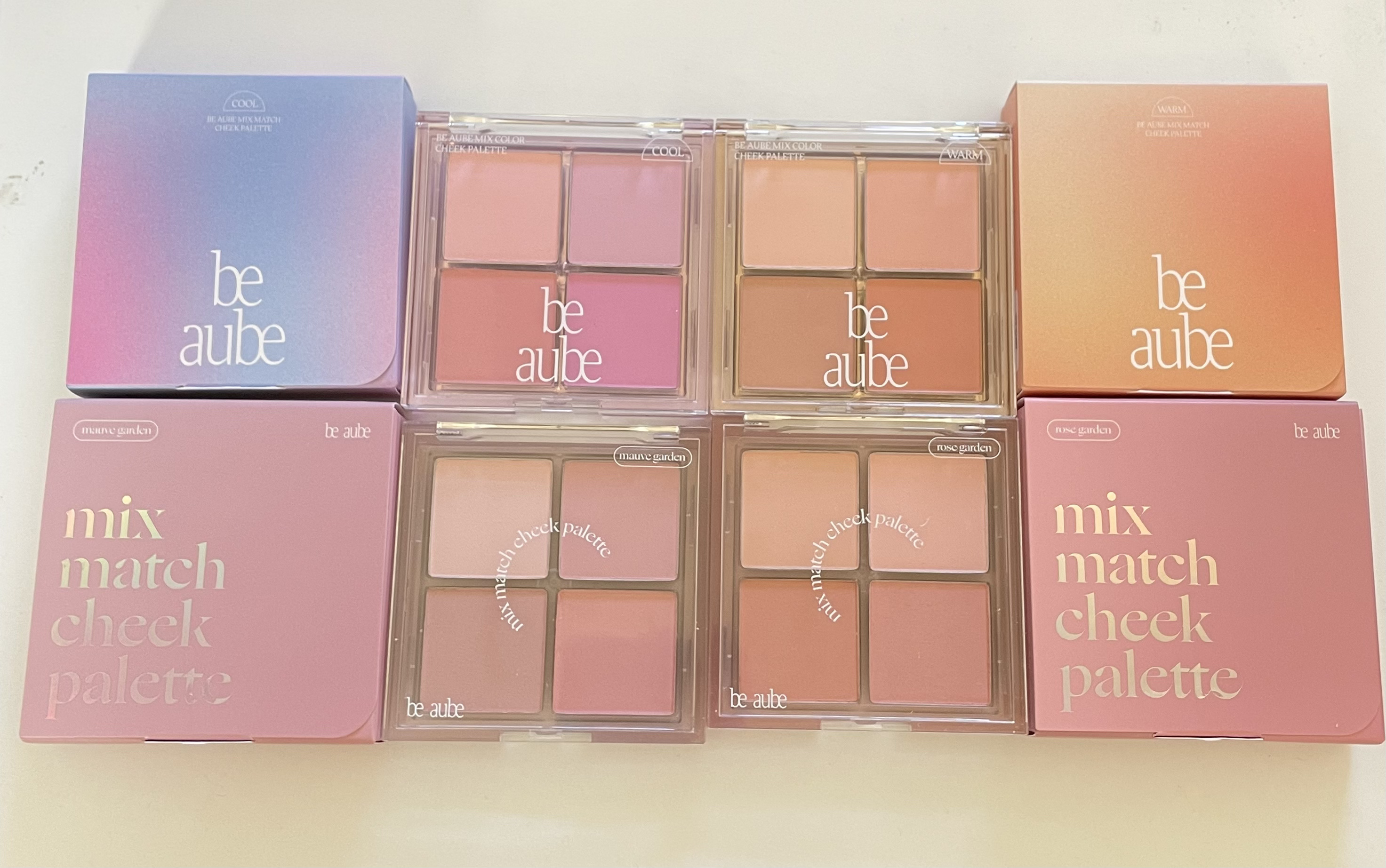 ミックスマッチチークパレット｜be aubeの口コミ - beaube