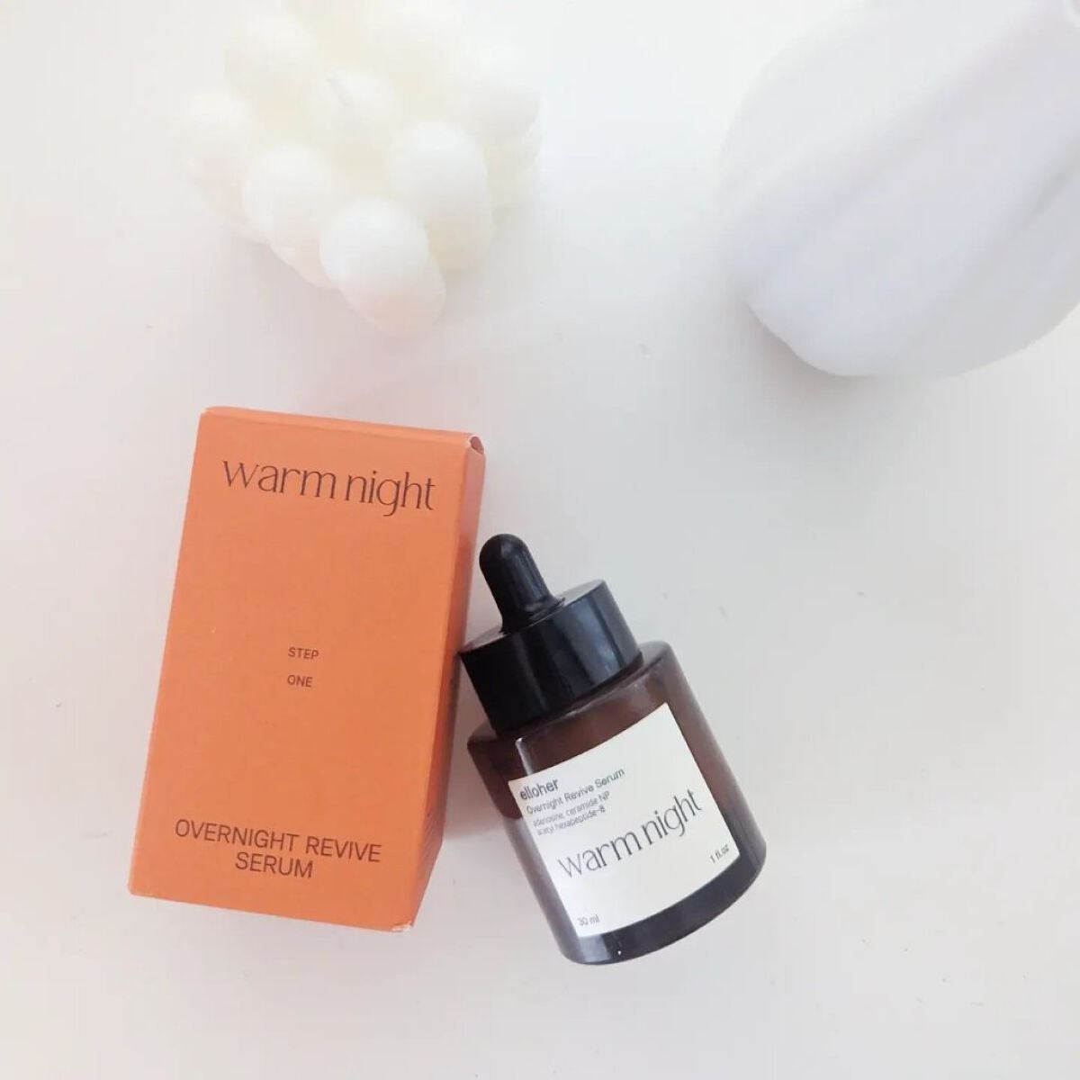 ウォームナイト - Overnight Revive Serum/elloher/美容液を使ったクチコミ(2枚目)