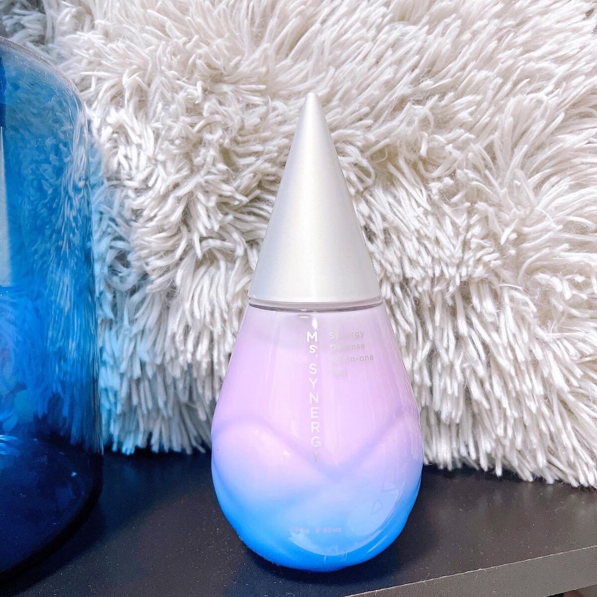 Ms.SYNERGY ディフェンス オールインワンジェルのクチコミ「使用感は！！

伸びもよく♡
みずみずしい使用感で

これ1つでスキンケアが出来るのが良かった.....」（1枚目）