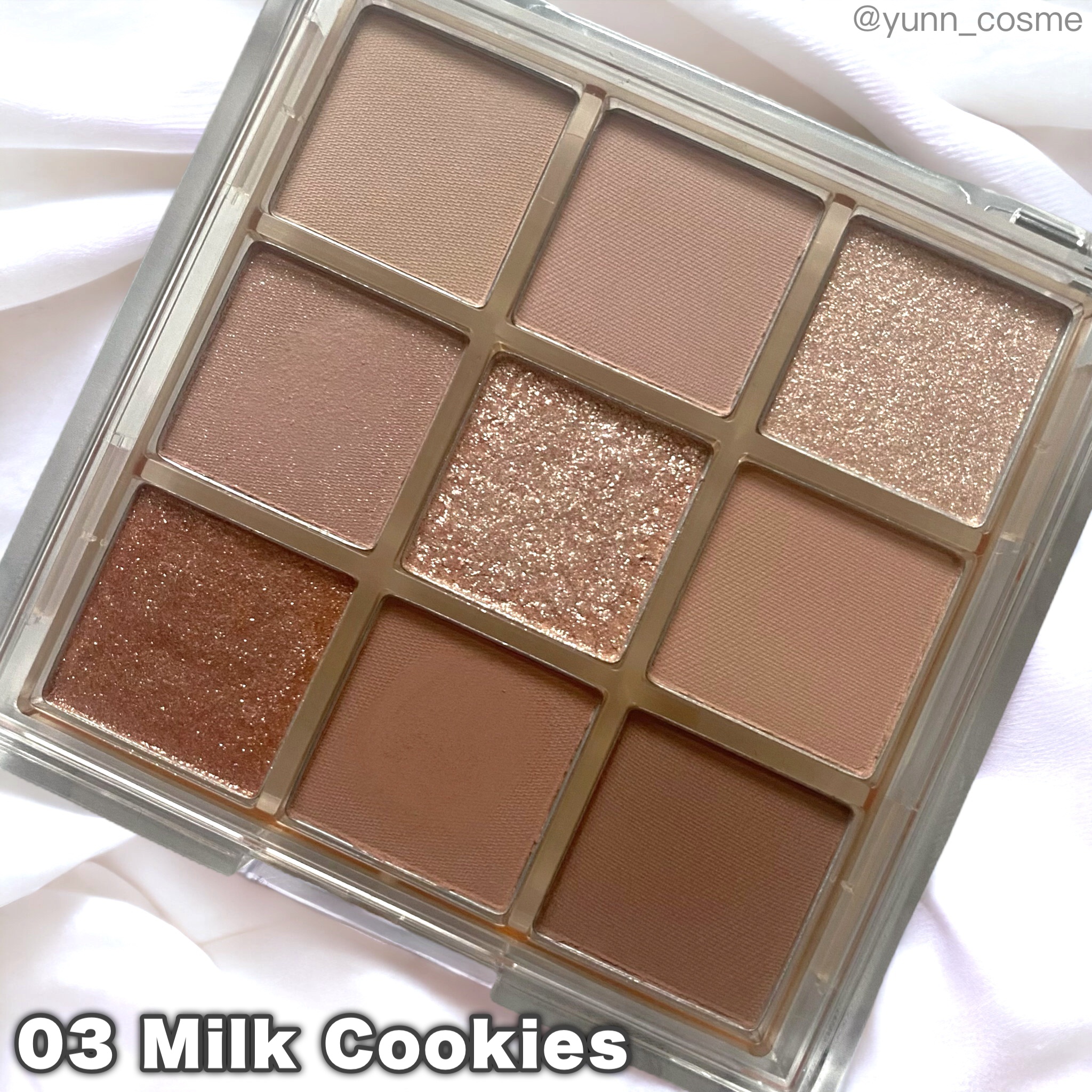 KEYBO FALL IN LOVE SHADOW PALETTE/keybo/アイシャドウパレットを使ったクチコミ（3枚目）