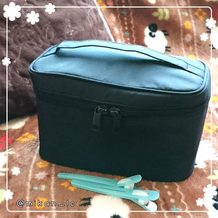 ナイロン手付ポーチ/無印良品/化粧ポーチを使ったクチコミ(1枚目)