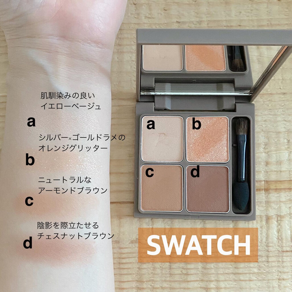 インザミラーアイパレット/Ririmew/アイシャドウパレットを使ったクチコミ（3枚目）