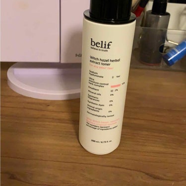 ウィッ チヘーゼルハーバル エクストラクト トナー/belif/化粧水を使ったクチコミ（1枚目）