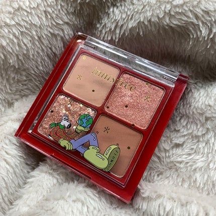 エアリー トゥインクル アイパレット 2021 Green Holidays Edition/innisfree/アイシャドウパレットを使ったクチコミ(1枚目)