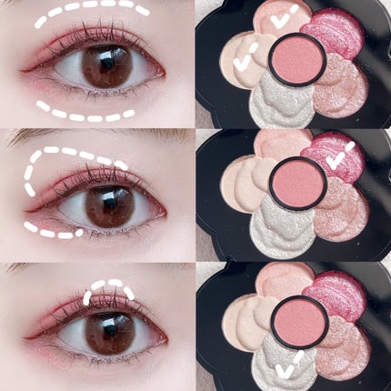 チアリー カラーズ フォー アイズ/MARY QUANT/アイシャドウパレットを使ったクチコミ(2枚目)