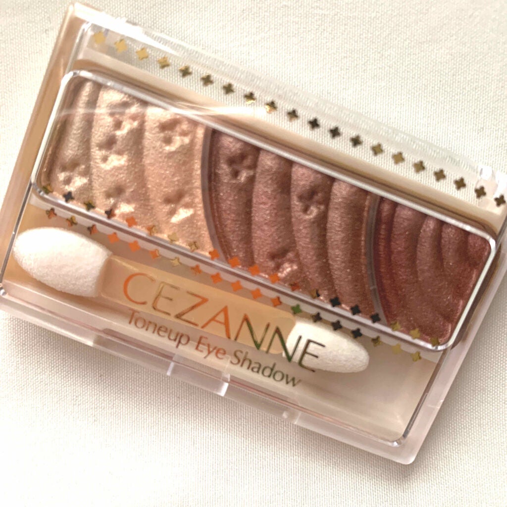 トーンアップアイシャドウ/CEZANNE/アイシャドウパレットを使ったクチコミ(1枚目)