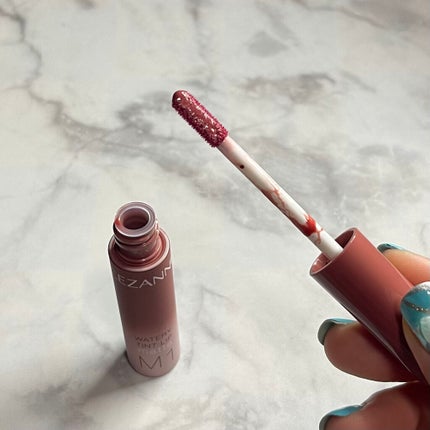 ウォータリーティントリップ マット/CEZANNE/リップティントを使ったクチコミ(2枚目)