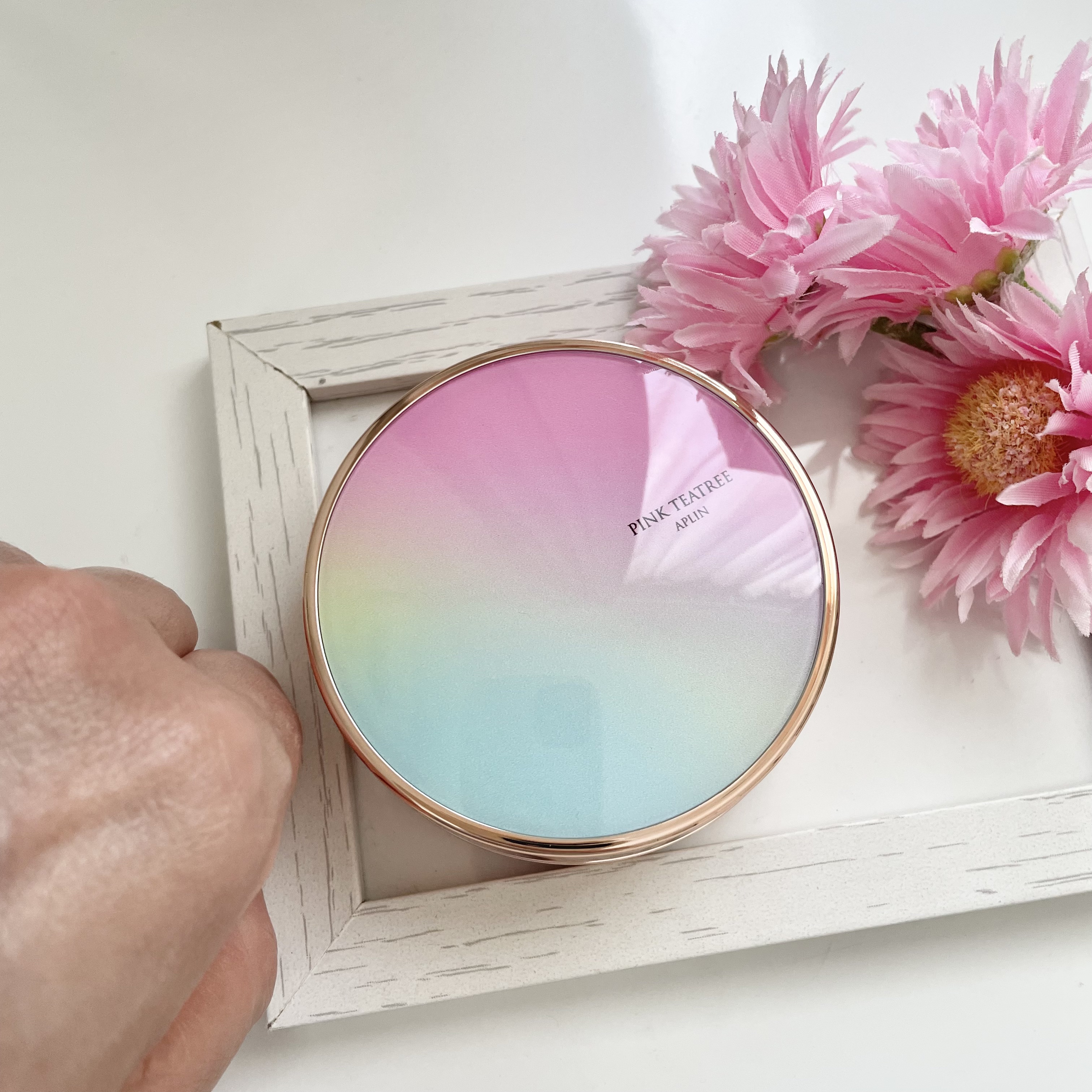 ピンクティーツリーカバークッション/APLIN/クッションファンデーションを使ったクチコミ（3枚目）