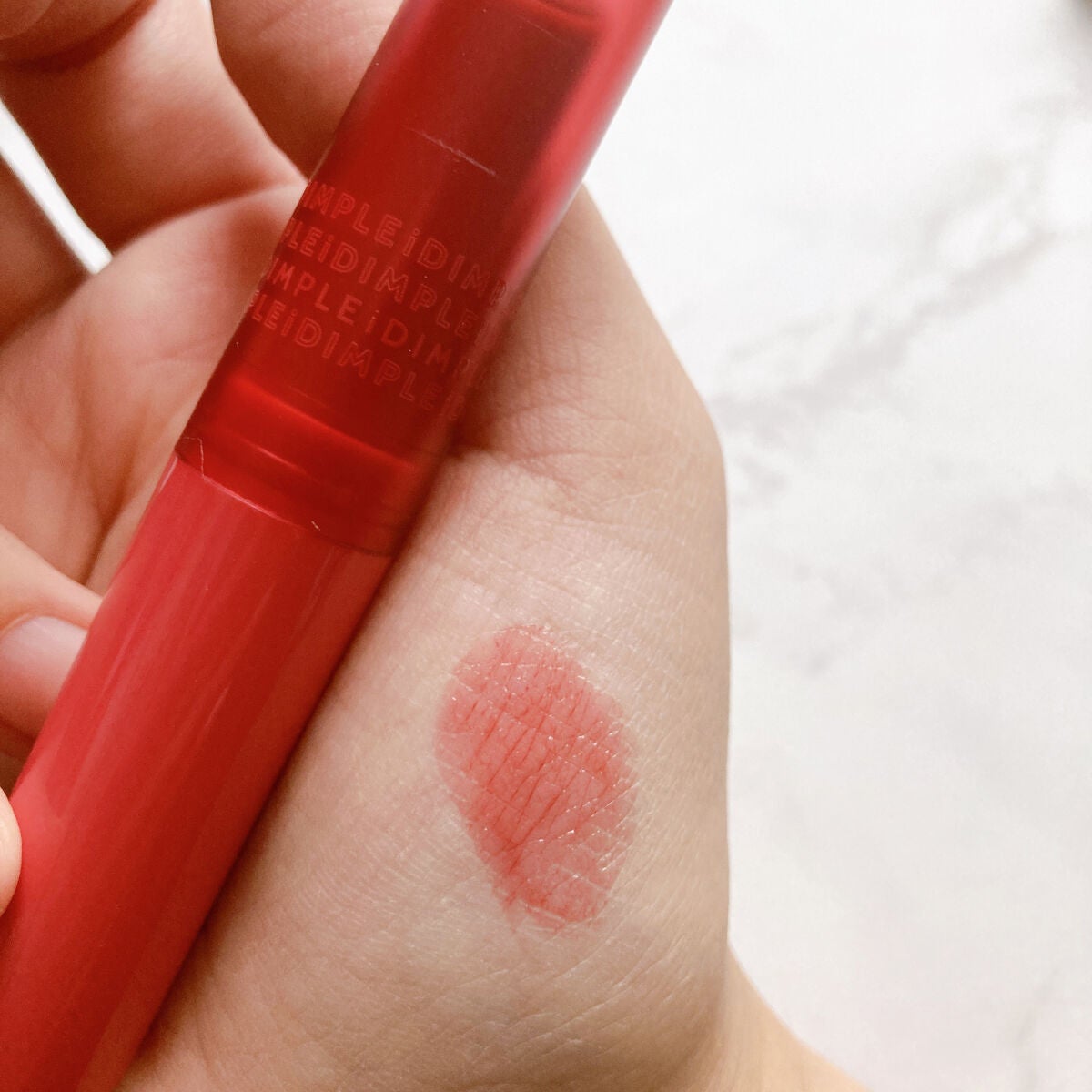 ティントマイスターリップ/iDIMPLE/リップティントを使ったクチコミ(3枚目)