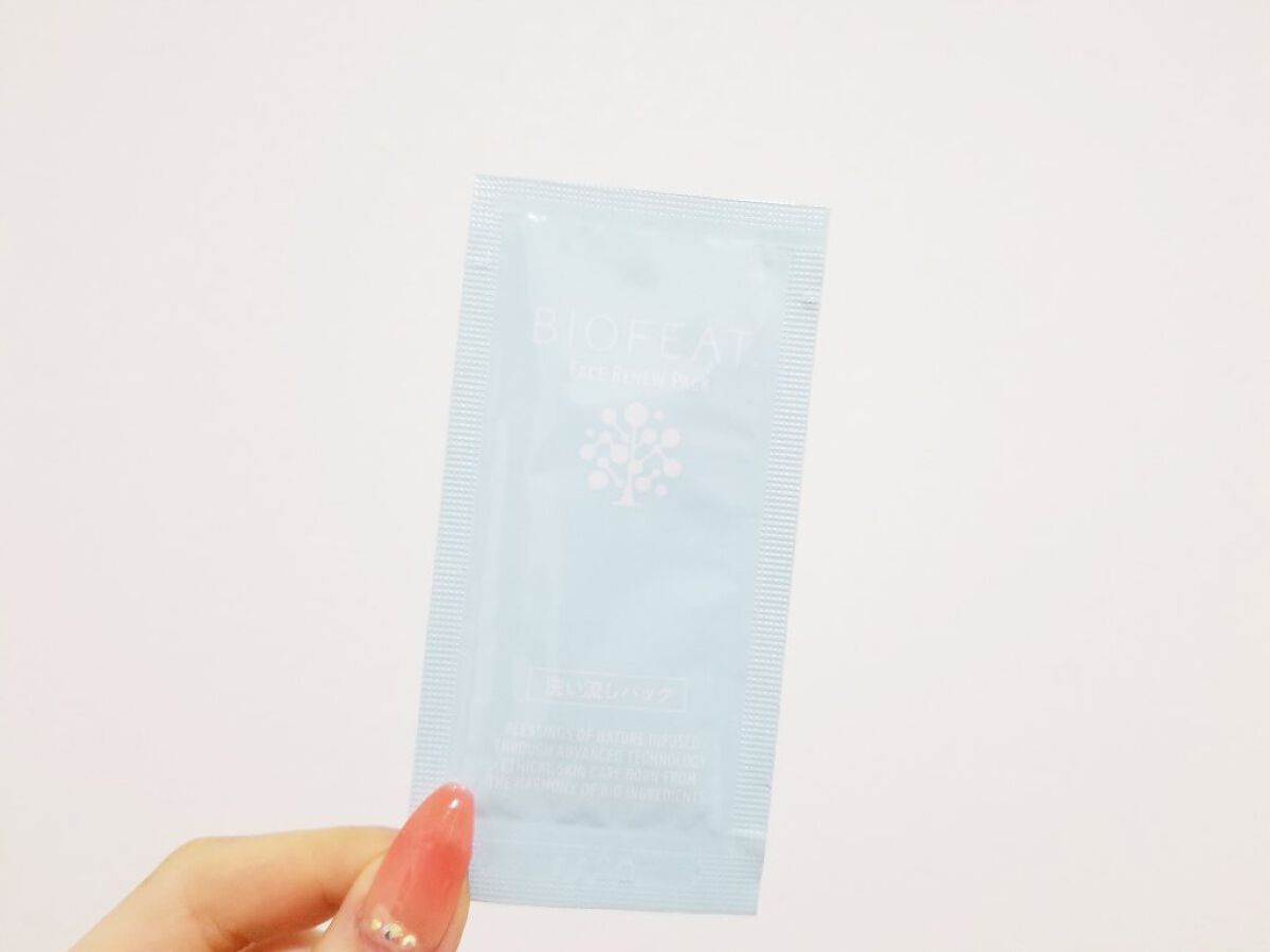 フェイスリニューパック/BIOFEAT. /洗い流すパック・マスクを使ったクチコミ(1枚目)