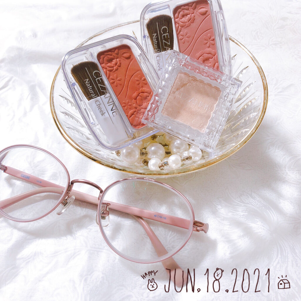 ナチュラル チークN/CEZANNE/パウダーチークを使ったクチコミ（1枚目）