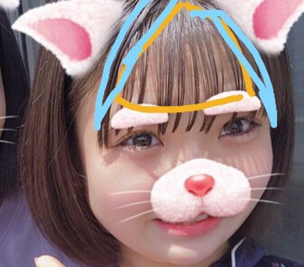 twinkle_blush_jqp on LIPS 「理想の前髪一緒に作りませんか?❤️🔥〜前髪の切る所を変えれば..」(4枚目)