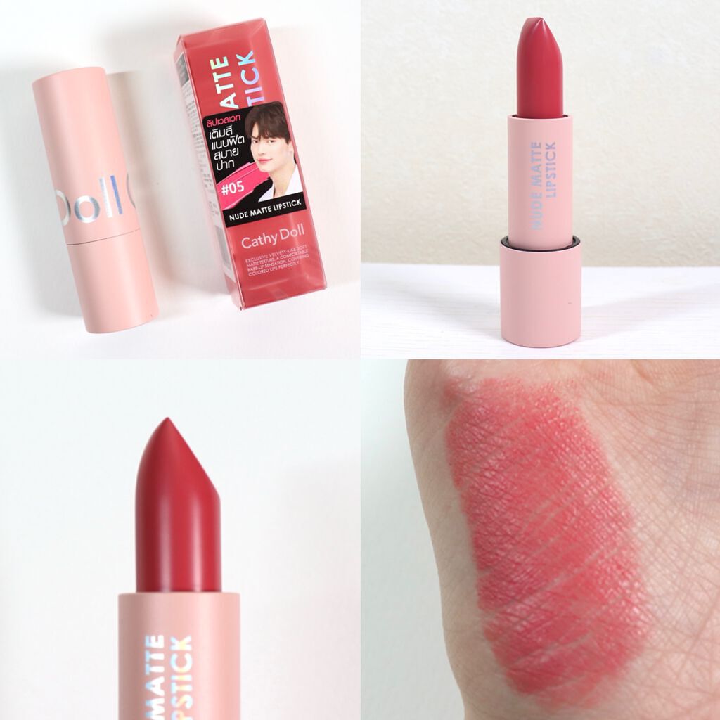 ヌードマットリップスティック/CathyDoll/口紅を使ったクチコミ（1枚目）