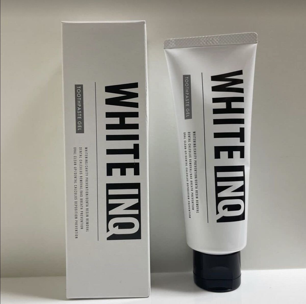 ホワイトニング歯磨きジェル/WHITE-INQ/歯磨き粉を使ったクチコミ（1枚目）