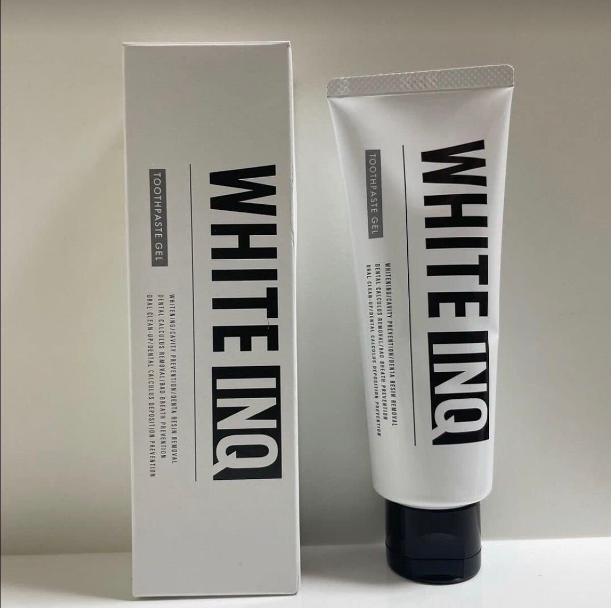 ホワイトニング歯磨きジェル/WHITE-INQ/歯磨き粉を使ったクチコミ(1枚目)