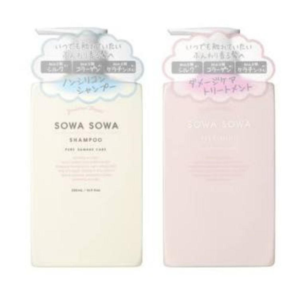 sowasowaピュアダメージケアシャンプー／トリートメント/SOWA SOWA/市販シャンプーを使ったクチコミ（1枚目）