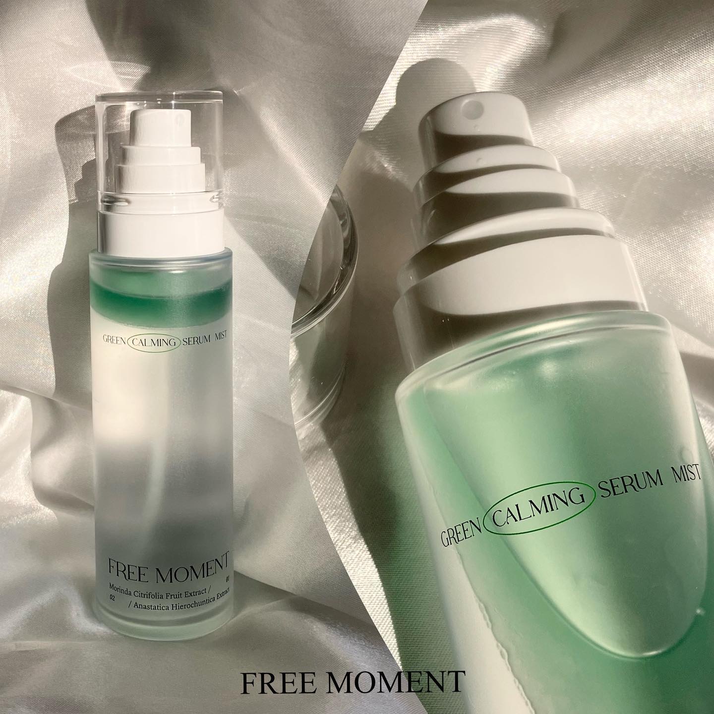 グリーンカーミングセラムミスト/Free Moment /ミスト状化粧水を使ったクチコミ（3枚目）