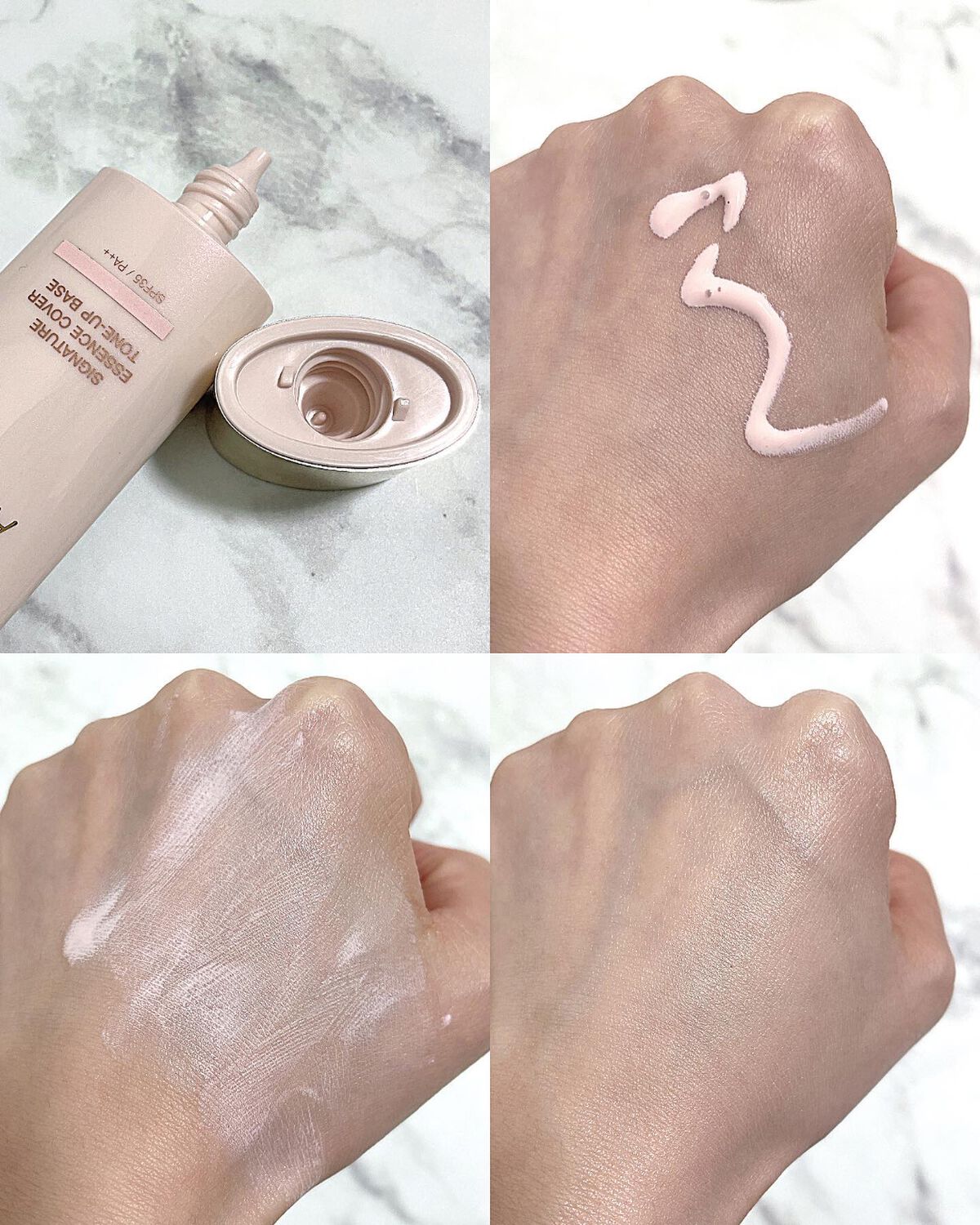 シグネチャーエッセンスカバー トーンアップベース 01 PINK/AGE20’s/化粧下地を使ったクチコミ（3枚目）