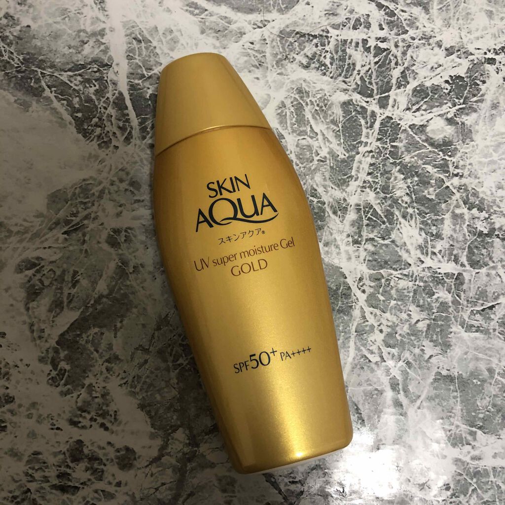 スーパーモイスチャージェルゴールド/スキンアクア/日焼け止めジェルを使ったクチコミ(3枚目)