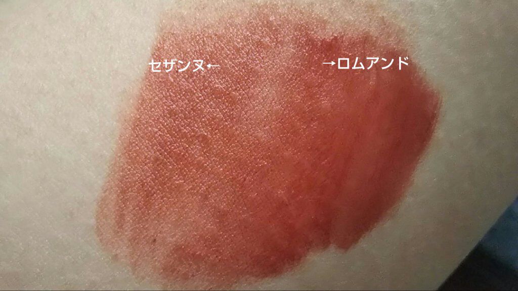 ラスティング リップカラーN/CEZANNE/口紅を使ったクチコミ（2枚目）