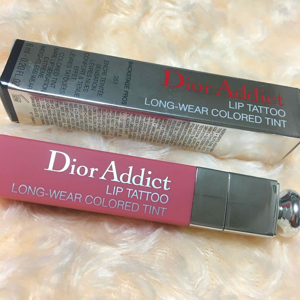 【旧】ディオール アディクト リップ ティント/Dior/リップグロスを使ったクチコミ(1枚目)