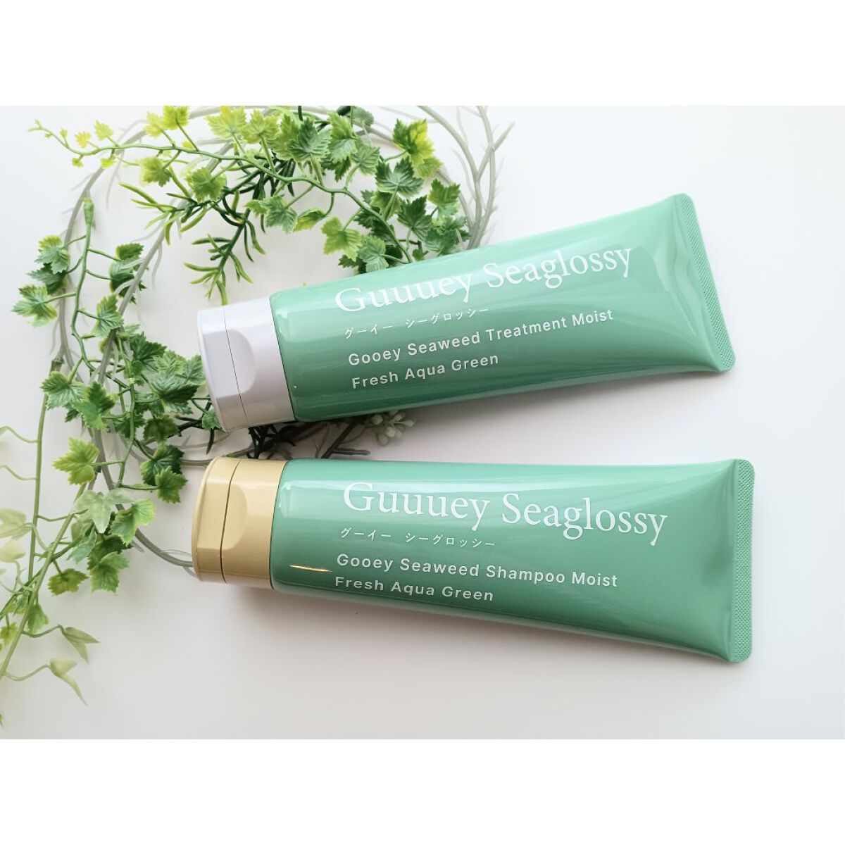 シーウィードシャンプーモイスト/シーウィードトリートメントモイスト シャンプー250g/グーイーシーグロッシー/市販シャンプーを使ったクチコミ（1枚目）