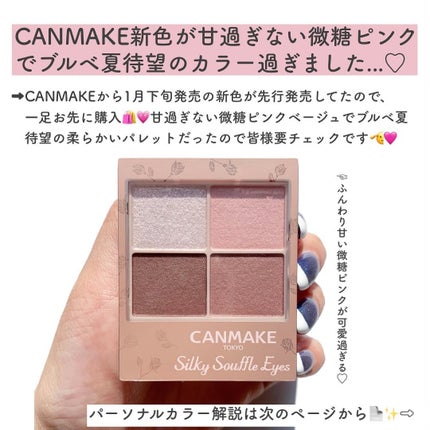 シルキースフレアイズ(マットタイプ)/キャンメイク/アイシャドウパレットを使ったクチコミ(2枚目)