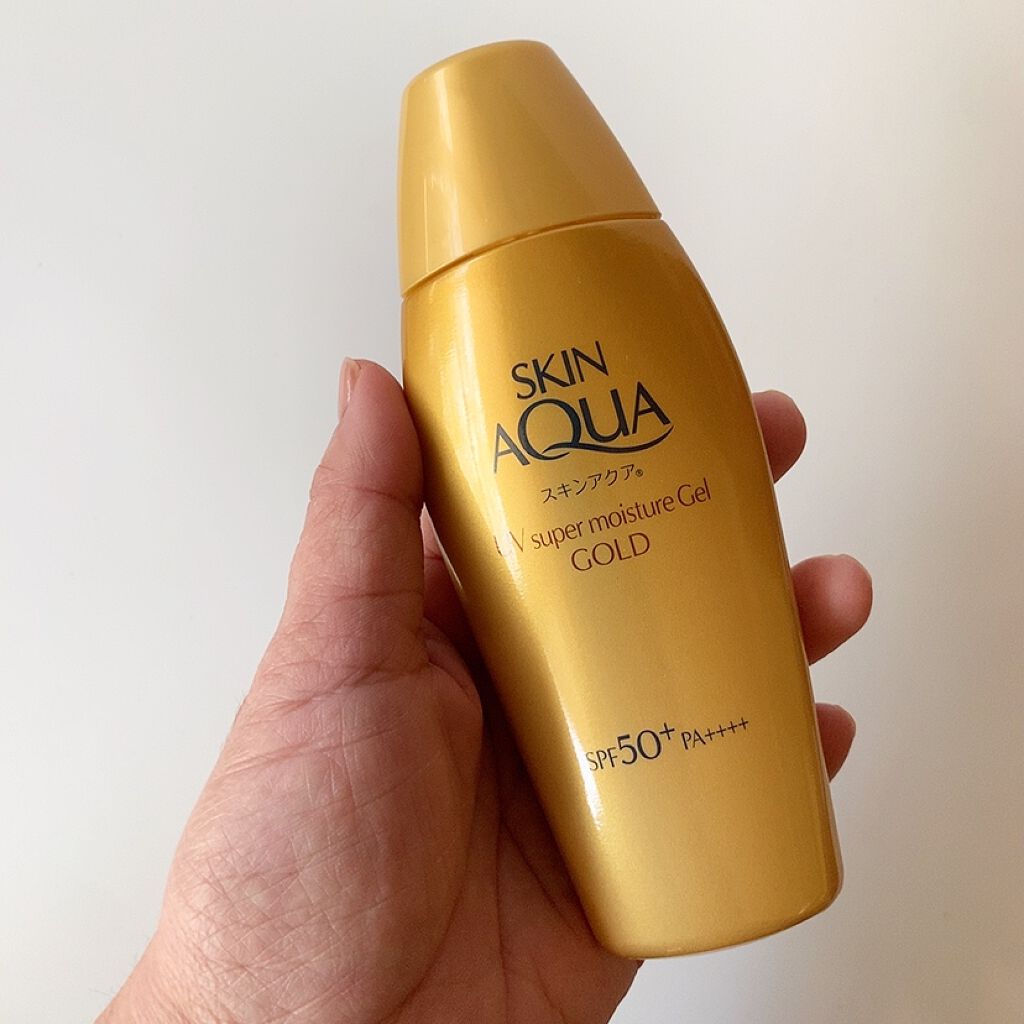 スーパーモイスチャージェルゴールド/スキンアクア/日焼け止めジェルを使ったクチコミ(1枚目)
