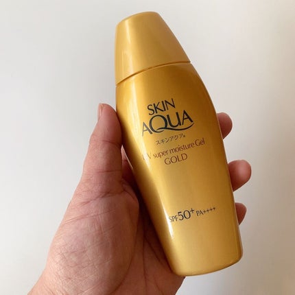 スーパーモイスチャージェルゴールド/スキンアクア/日焼け止めジェルを使ったクチコミ(1枚目)