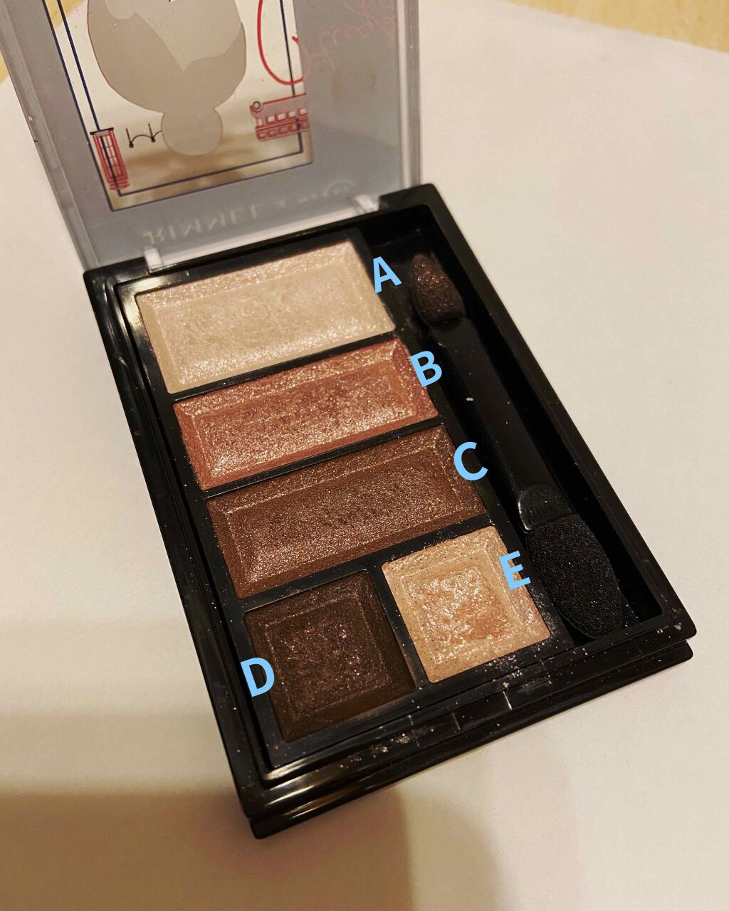 ショコラスウィート アイズ/リンメル ロンドン/アイシャドウパレットを使ったクチコミ(2枚目)