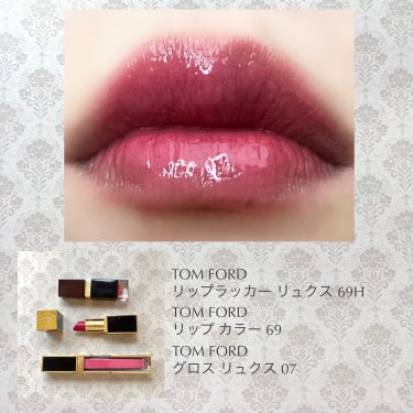 グロス リュクス 07 ウィキッド/TOM FORD BEAUTY/リップグロスを使ったクチコミ（1枚目）