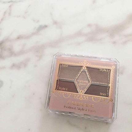 【旧品】パーフェクトスタイリストアイズ/キャンメイク/アイシャドウパレットを使ったクチコミ(1枚目)