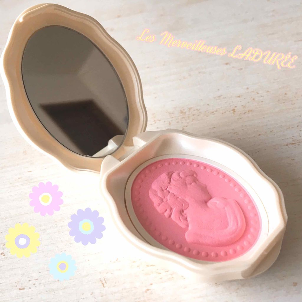 プレスト チークカラー N/レ・メルヴェイユーズ ラデュレ/パウダーチークを使ったクチコミ（1枚目）