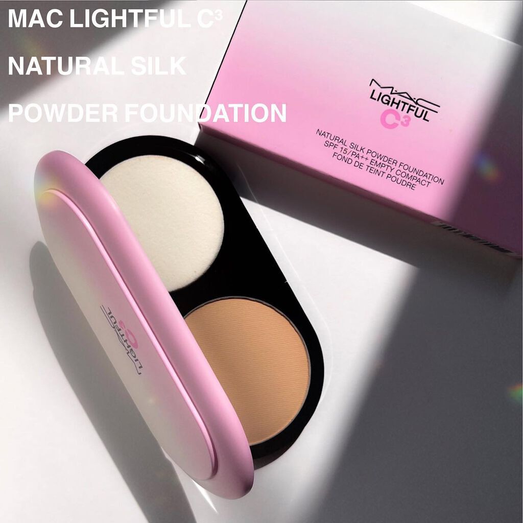 ライトフル C3 ナチュラル シルク パウダーファンデーション/M・A・C/パウダーファンデーションを使ったクチコミ(1枚目)