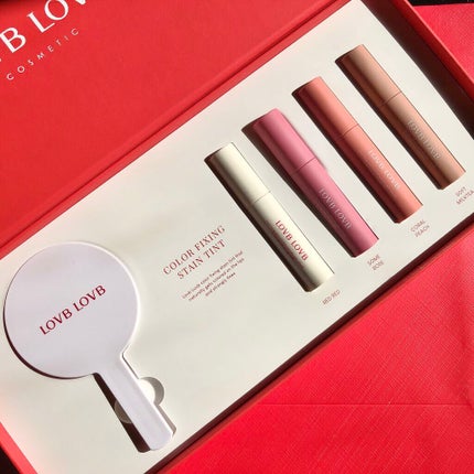 カラーフィクシングステインテント/LOVB LOVB/リップグロスを使ったクチコミ(6枚目)