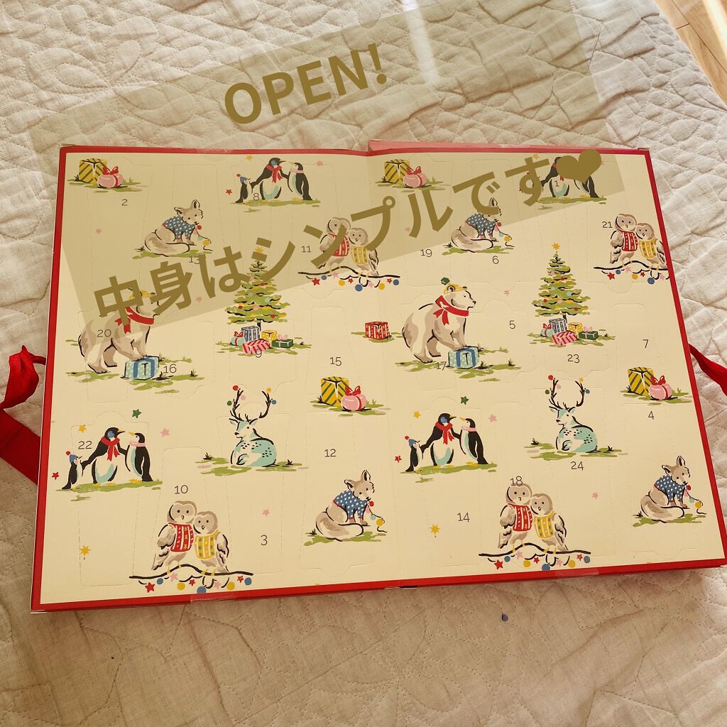 クリスマス アドベントカレンダー 2021/キャス・キッドソン/スキンケアキットを使ったクチコミ（3枚目）