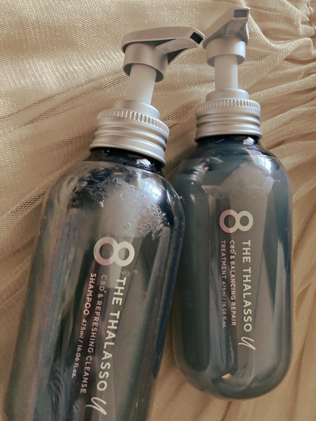 エイトザタラソ ユー CBD＆リフレッシング クレンズ 美容液シャンプー／CBD＆バランシング ダメージリペア 美容液ヘアトリートメント/エイトザタラソ/市販シャンプーを使ったクチコミ（1枚目）