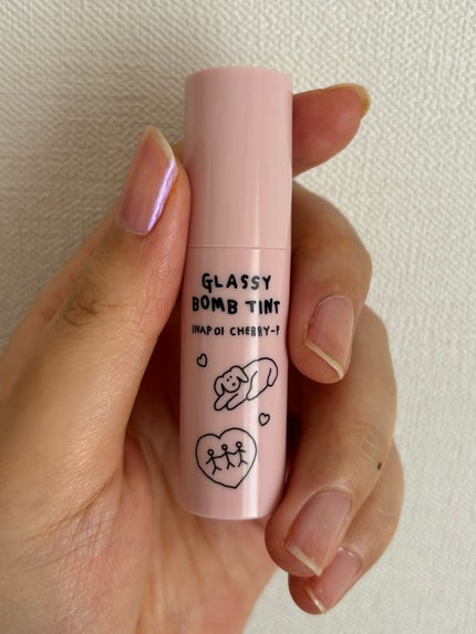 アンドバイロムアンド グラッシーボムティント/&nd by rom&nd/リップティントを使ったクチコミ(8枚目)